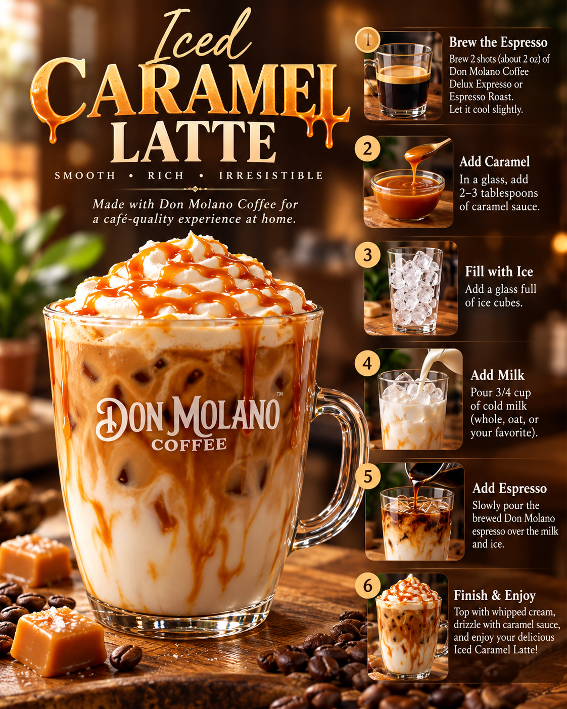 Iced Caramel Latte recipe