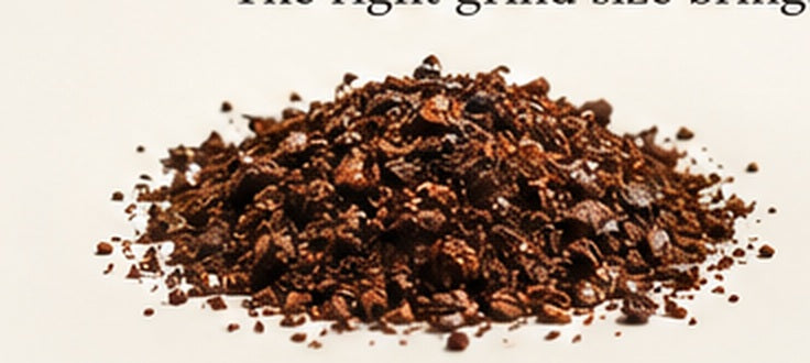 Medium-Fine coffee grounds texture